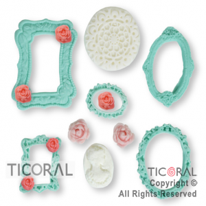 SET CANDY BAR TEMATICA SHABBY CHIC 1 x 80 UNIDADES